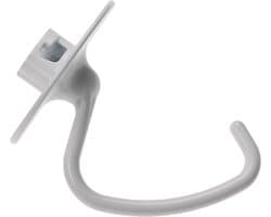 Deeghaak Keukenmachine - Reserve opzetstuk - Zwaar deeg kneden - Antiaanbaklaag - 145 x 12 cm - Wit