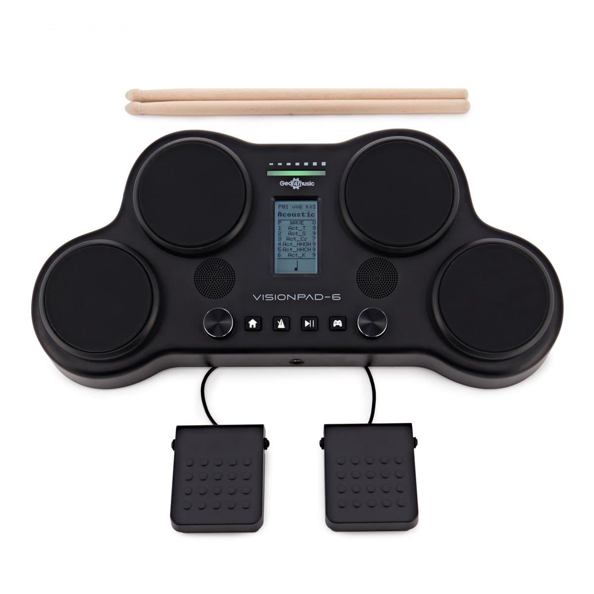 VISIONPAD-6 Elektronisch Drumpad van Gear4music — afbeelding 1