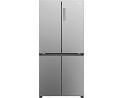 Haier HCR3818DNMM - Koel- Vriescombinatie - Multideur - French Door Indeling - 83cm breed - 467 L - No Frost - Energieclasse C - LED - Touch op de deur - Inverter Compressor - Roestvrijstaal - 10 jaar garantie op onderdelen