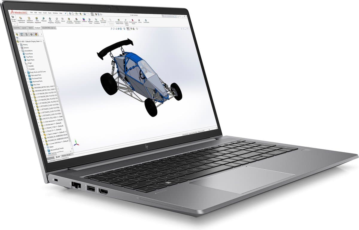 HP ZBook Power G9 Mobile Workstation i7-12700H Notebook (15.6) Nvidia RTX A2000 videokaart — afbeelding 1