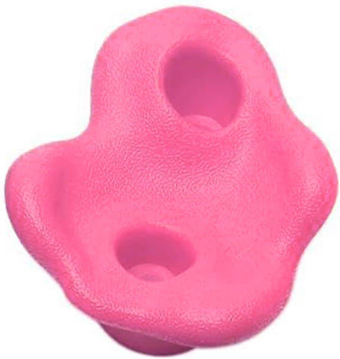 10 STKS Ergonomische PE-klimgrepen met Professionele Schroeven en Moersleutel voor Binnen-buitenmuur, Kinderen en Volwassenen (Roze) — afbeelding 1