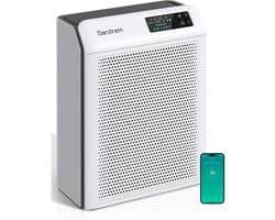 Luchtreiniger Wit - 32 Watt Vermogen - 31,6x16x40 Centimeter Afmetingen - Combifilter HEPA + Actieve Kool - Voor Thuis En Kantoor