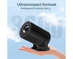 Mini Beamer Draagbaar - 1280 x 720 Resolutie - 18000 Lumen - DLP Technologie - HDMI USB 3,5mm - Voor Gaming En Thuisbioscoop