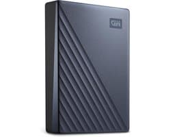 Externe Harde Schijf - Draagbare Opslag - Veilige Back-ups - Hardware Versleuteling - 2 TB - Blauw