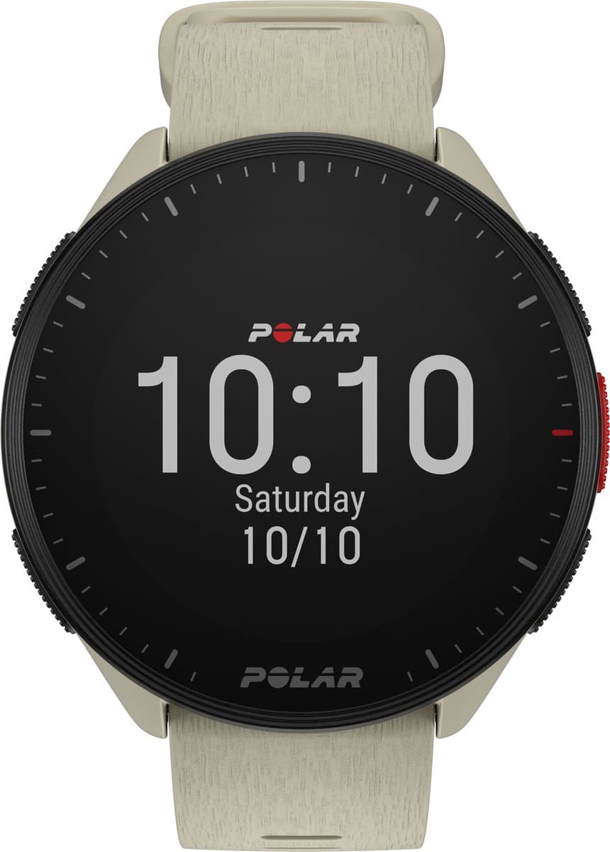Polar Pacer - GPS Hardloophorloge - Cloud White - Maten S-L — afbeelding 1