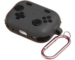 Telestore - hoesje geschikt voor AirPods 3 Pro soft case cover - zwart Game Console - TPU hoesje Beschermhoes - AirPods 3 Pro Cover - AirPods 3 Pro hoesje - Geschikt voor Apple Airpods 3 Pro - gel hoesje