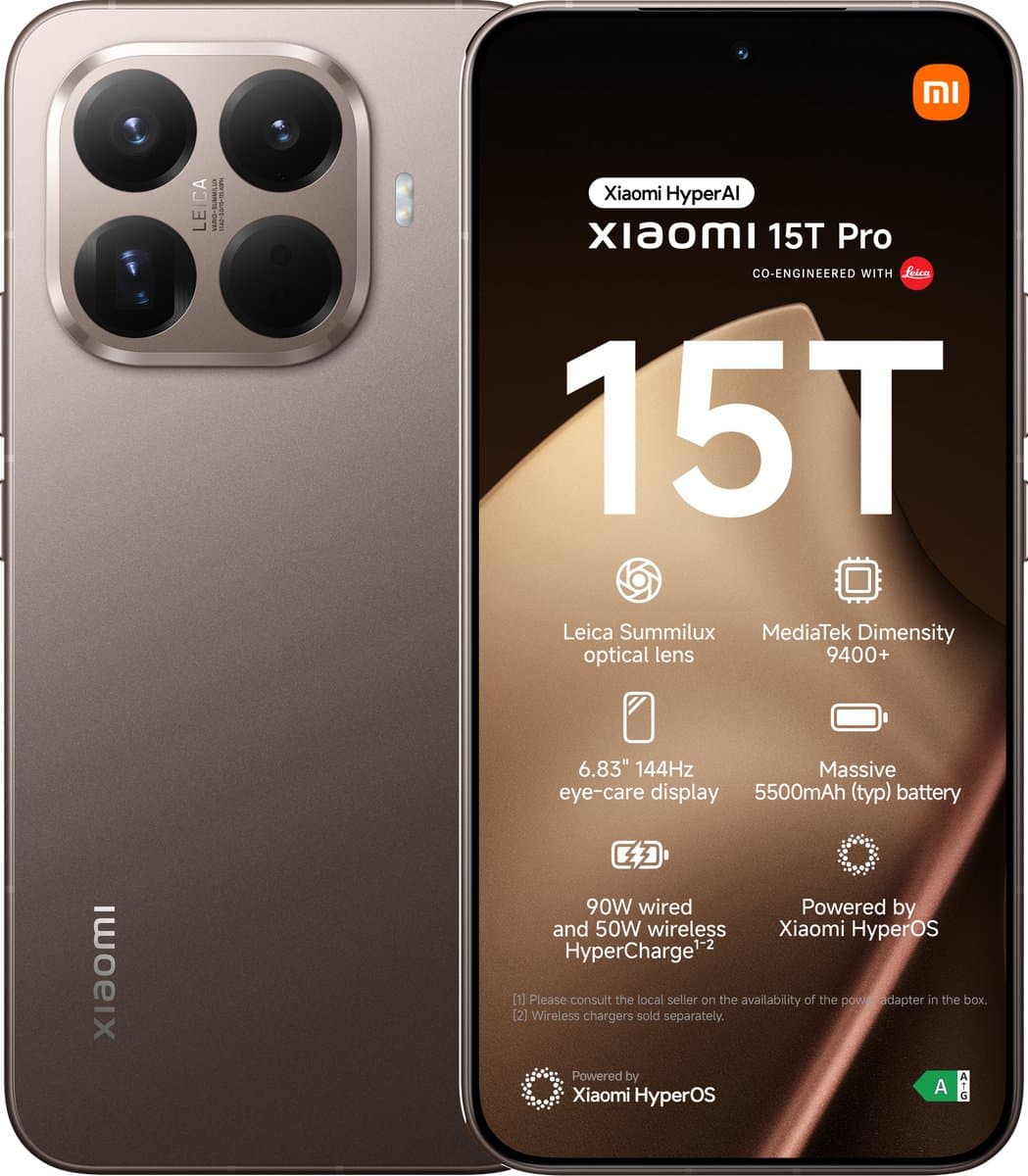 Xiaomi 15T Pro - 12GB/256GB - Goud — afbeelding 1