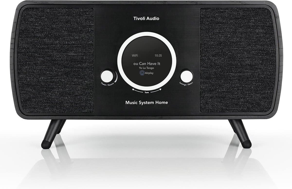 Tivoli Audio - Music System Home (Gen. 2) - Alles-in-een-Hifi-systeem - Zwart/Zwart — afbeelding 1