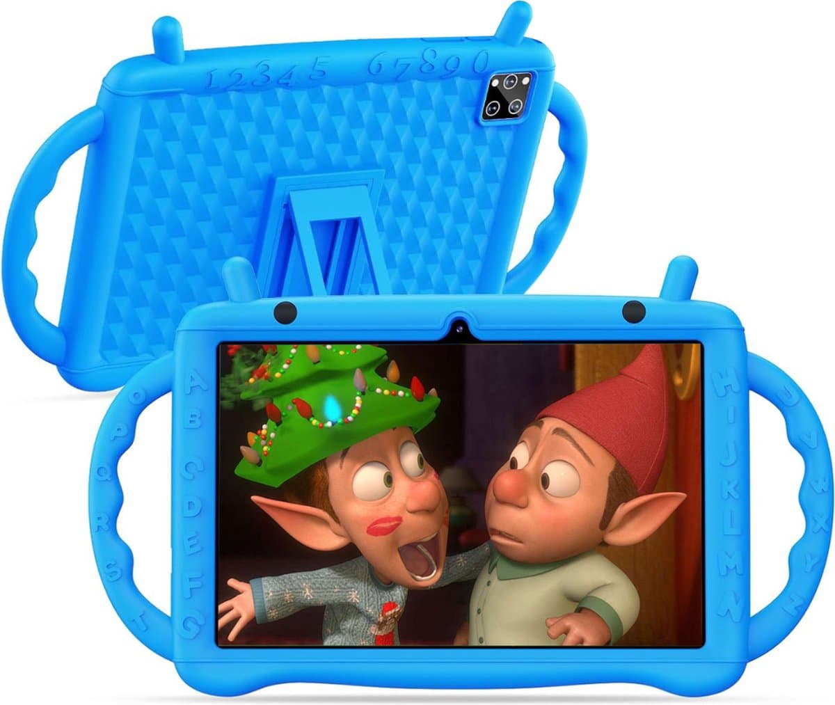 White-Label® Kindertablet Vanaf 3 Jaar - Tablet Kinderen - Kinderspeelgoed - Blauw — afbeelding 1