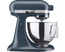 Kitchenaid Artisan 5KSM95PSEBS - Keukenmachine - 4,3L - Staalblauw - 3 Menghaken