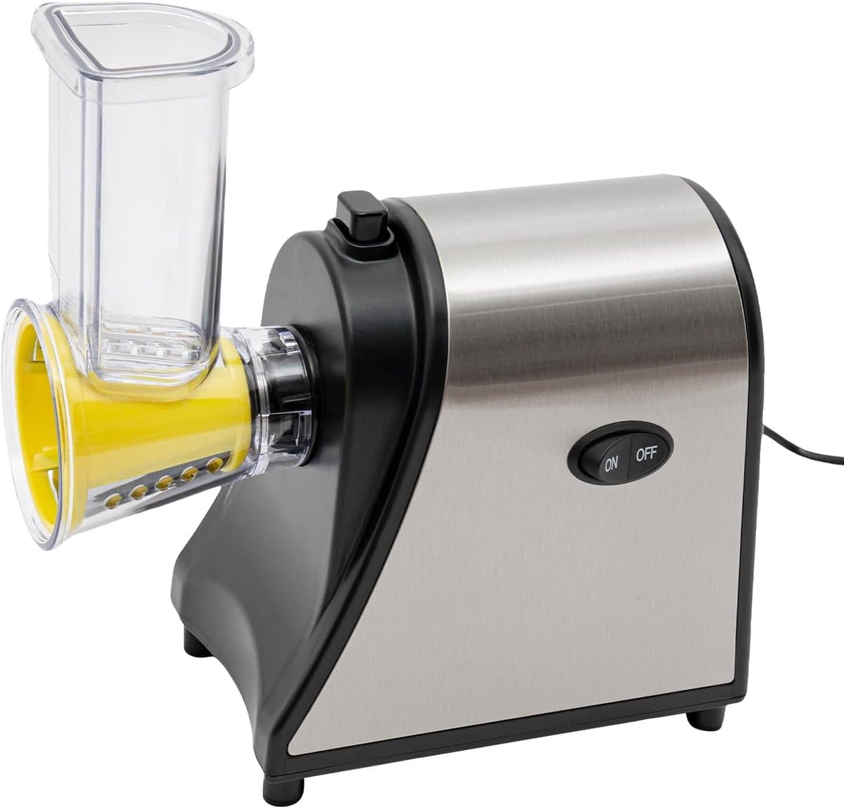 Elektrische Groentesnijder - Keuken chopper - Snel groenten snijden - Krachtige 1000W motor - 19x12.5x20 cm - Zilver en zwart — afbeelding 1