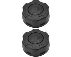 Brandstoftankdop 2 Stuks - Vervangend Onderdeel - Compatibel met Grasmaaier - Buitendiameter 58 mm - Binnendiameter 42,5 mm - Duurzame Constructie - Brandstofdop