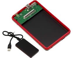 Externe USB-behuizing voor ZIF 1.8 40-draads Toshiba, Samsung, HITACHI harde schijven. USB3 5G-verbinding, met ZIF-laag
