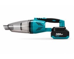 DIMICO - Kruimeldief - Draadloze Stofzuiger - Handstofzuiger - Steelstofzuiger - 650ml Stofopvang - 12 kPa - 2 Accu's - 1500W