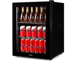 Drank Koelkast - Minibar Tafelmodel - Dranken Koelen - Stil Energiezuinig - 60 Liter - Zwart