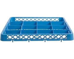 Afwasmand Verhoger - Mand Bodem - Vaatwasser Gebruik - 16 Compartimenten - 50x50x6cm - Grijs