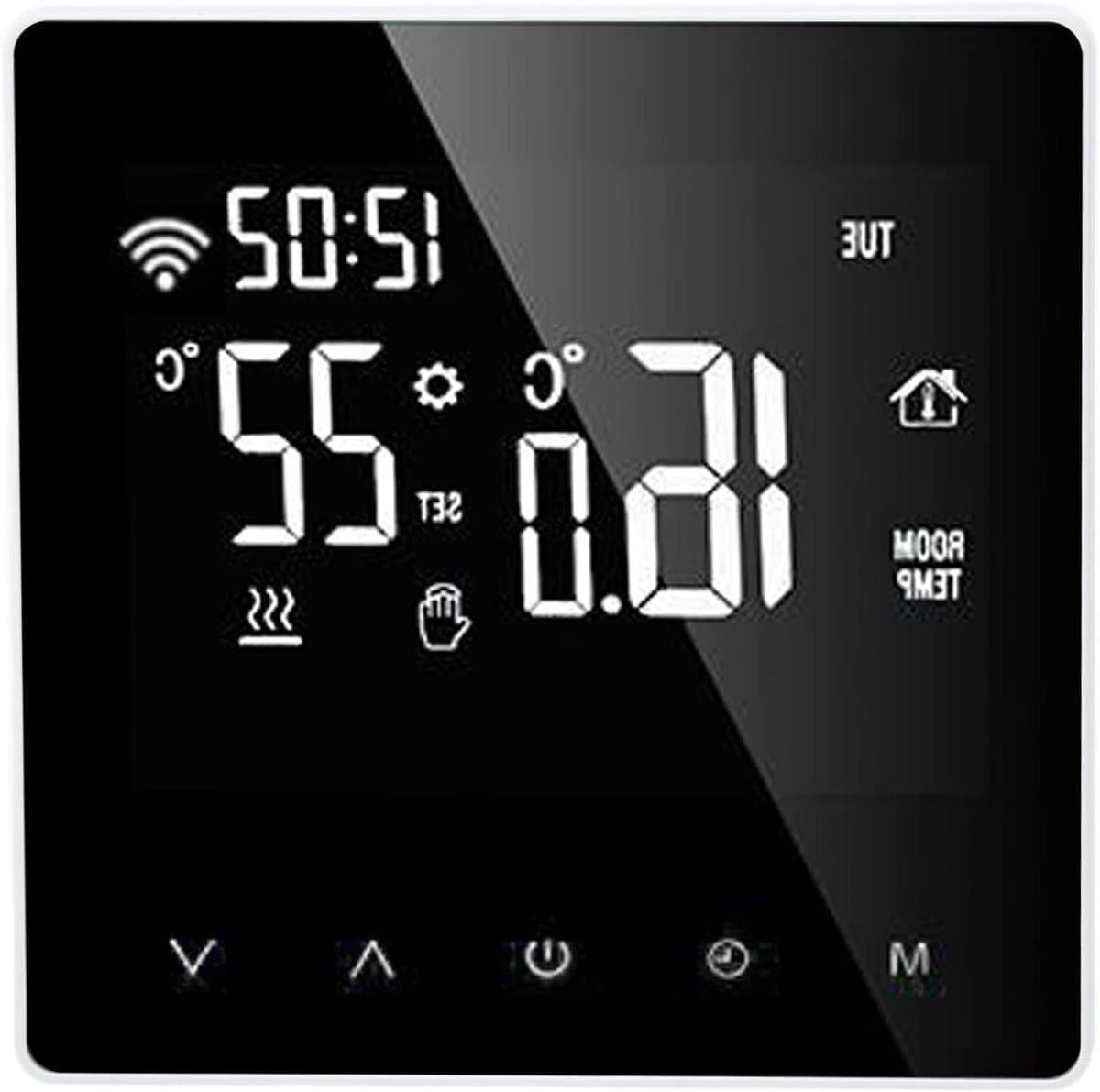 Slimme Thermostaat - Verwarming Regelaar - Energie Besparen - App Bediening - 3A - Wit — afbeelding 1