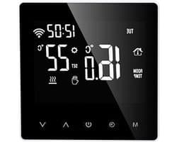 Slimme Thermostaat - Verwarming Regelaar - Energie Besparen - App Bediening - 3A - Wit