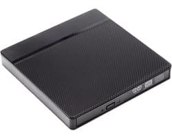 Externe DVD Brander - CD/DVD Station - Schijf taken uitvoeren - USB 3.0 Type-C - 1 cm - Zwart