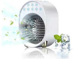 Luchtkoeler met verdampingskoeling, mini-ventilator, airconditioning