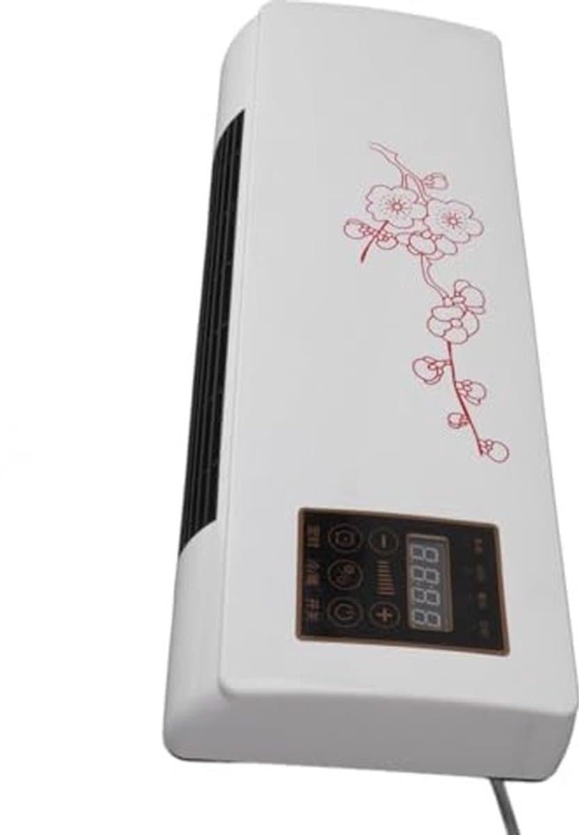 Allecto - Wandgemonteerde Airconditioner - Luchtkoeler met Afstandsbediening — afbeelding 1