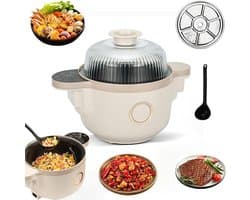 Automatische kookmachine - Keukenrobot - Moeiteloos koken - 360 graden verwarming - 35 liter inhoud - Zwart