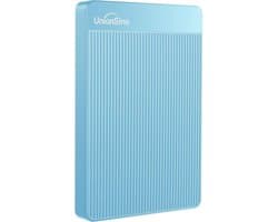 Externe Harde Schijf 500 GB - USB 3.0 HDD - Ultra Slim en Draagbaar - Plug & Play - Voor PC, Mac, PS4 en Xbox - Blauw