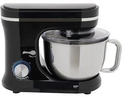 Keukenmachine - Deegmaker Mixer - Bakken En Koken - Krachtige 1000W Motor - 4.5 Liter Kom - Zwart