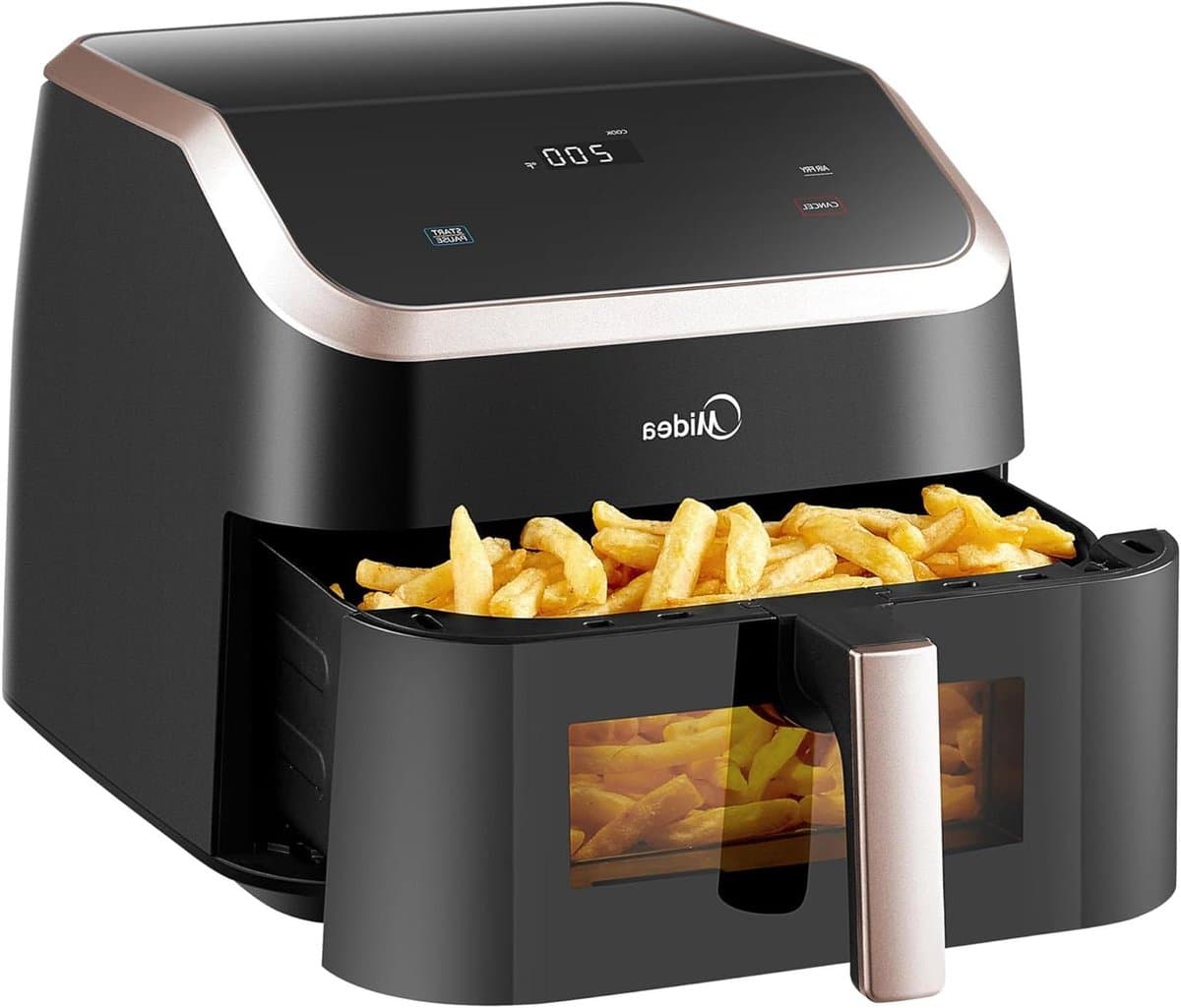 Airfryer - Heteluchtfriteuse - Gezond Frituren - 8-in-1 Multifunctioneel - 8.5 Liter - Zwart — afbeelding 1