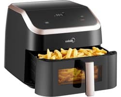 Airfryer - Heteluchtfriteuse - Gezond Frituren - 8-in-1 Multifunctioneel - 8.5 Liter - Zwart