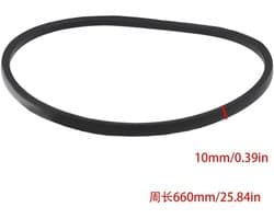 Grasmaaier V-riemaandrijving 10 x 660 mm - Compatibel met Sabo 43-4 EA/43-OHV/43-Vario/43-2