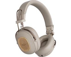 House of Marley Positive Vibration Riddim Bluetooth Koptelefoon - Hoofdtelefoon met Kabel - Draadloos - Met Microfoon - 50 uur batterij - Quickcharge - Cream
