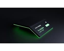 Humly Booking Device 8,79 cm (3.46") LCD Wi-Fi 4 (802.11n) Zwart Acrylonitrielbutadieenstyreen (ABS) Bluetooth