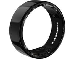 ULTRAHUMAN Ring AIR – Smart Ring | Geen maandabonnement | Bepaal eerst de juiste maat met de Sizing Kit | Slaaptracker - Hartslagmeter - Fitnesstracker – Aster Black – Size 10