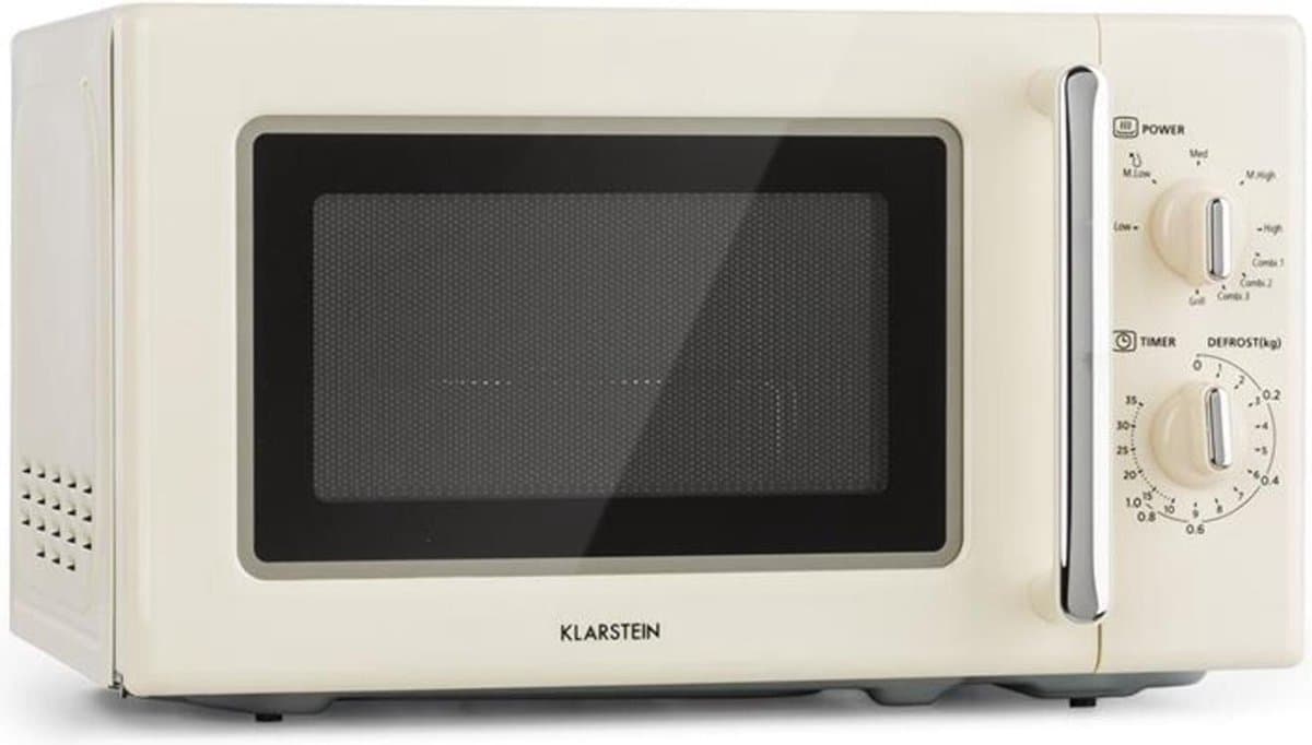 Caroline magnetron grill | 20 liter | 700 W magnetron / 1000 W grill | draaiplateau Ø 25,5cm | QuickSelect | retro design — afbeelding 1