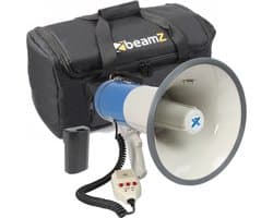 Vonyx MEG060 megafoon met sirene - Inclusief tas en oplaadbare accu - 60W