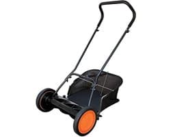 Grasmaaier handmatig - Handmaaier grasmachine - Handmaaier - Kooimesmaaier - 79,22 x 61,01 x 106,5 cm - Zwart
