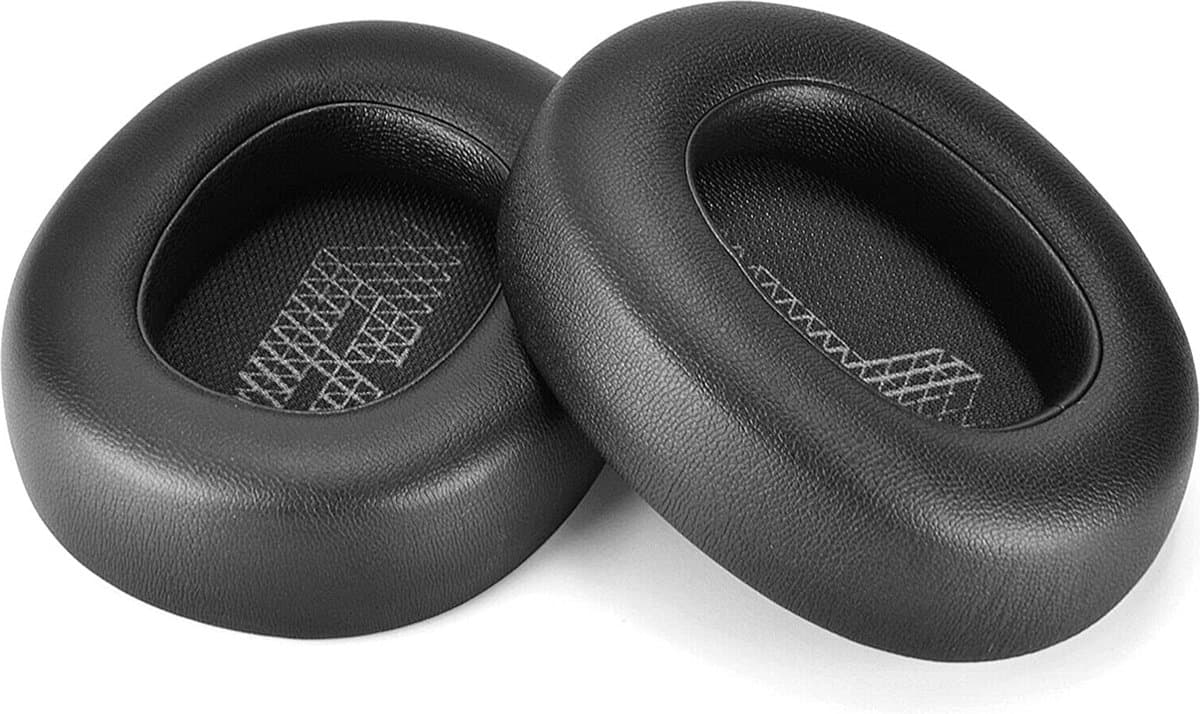 Vervangende oorkussens voor JBL E65 E65BTNC / DUET NC / LIVE650 BTNC LIVE660 BTNC Hoofdtelefoon, Verbeterde Memory Foam Oorkussens Vervanging Oorbeschermers... (Stof -Zwart) — afbeelding 1