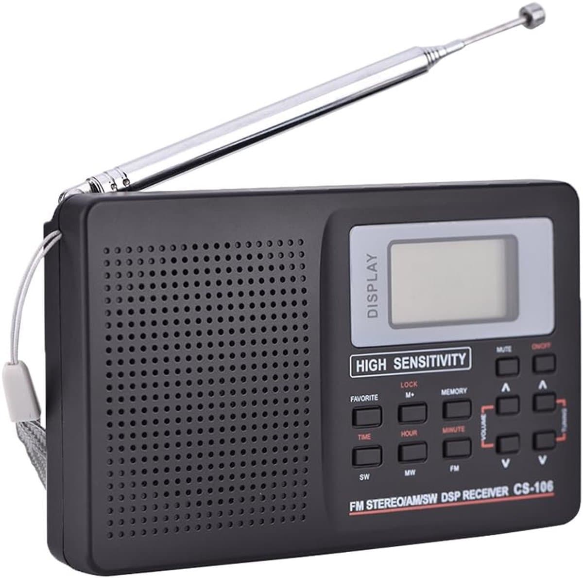 Transistor Radio Op Batterijen - Transister Radio Op Batterijen - Draagbare Radio - Kleine Radio - Mini Noodradio FM/AM - Pocket Radio Speler - Radio voor Rampen - Radio op Batterijen — afbeelding 1