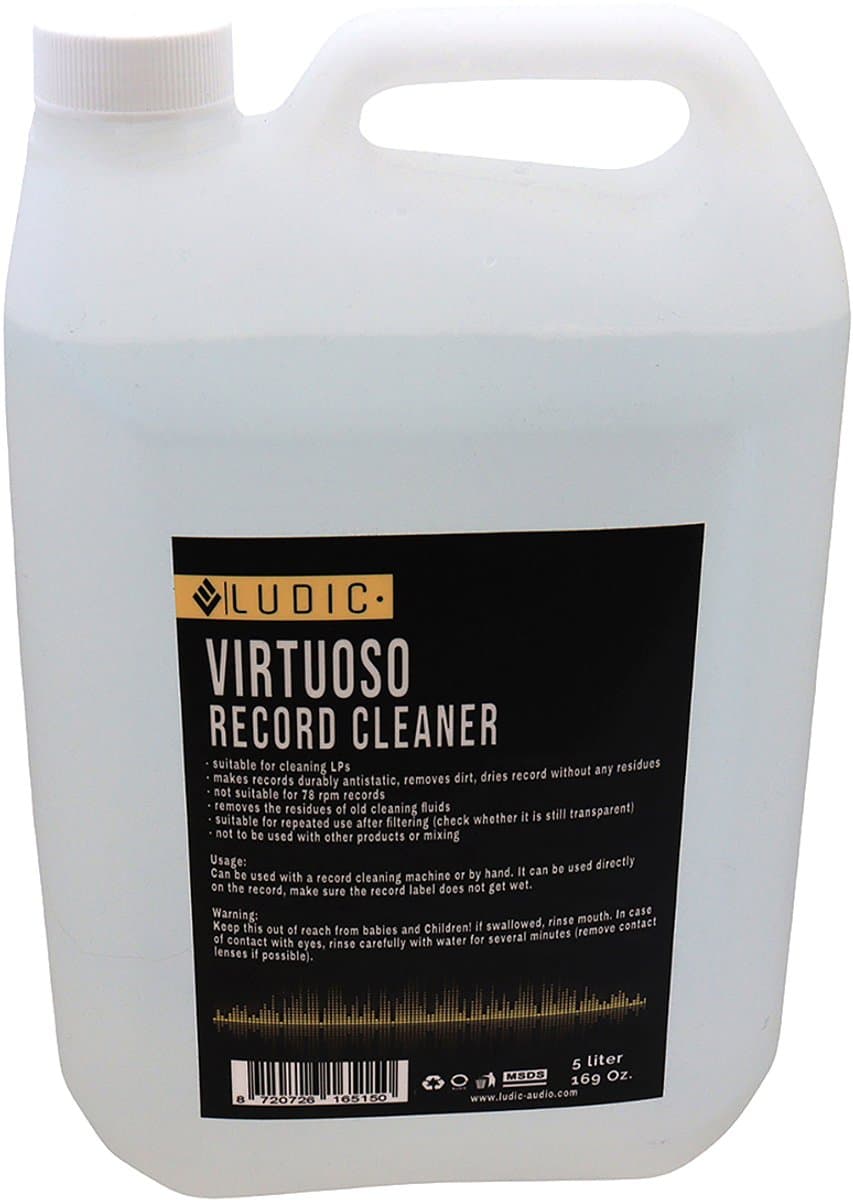Ludic Virtuoso Vinyl Platenreiniger 5 liter - Record Cleaner - Schoonmaak Vloeistof Platen - Reinigingsvloeistof - Knosti — afbeelding 1