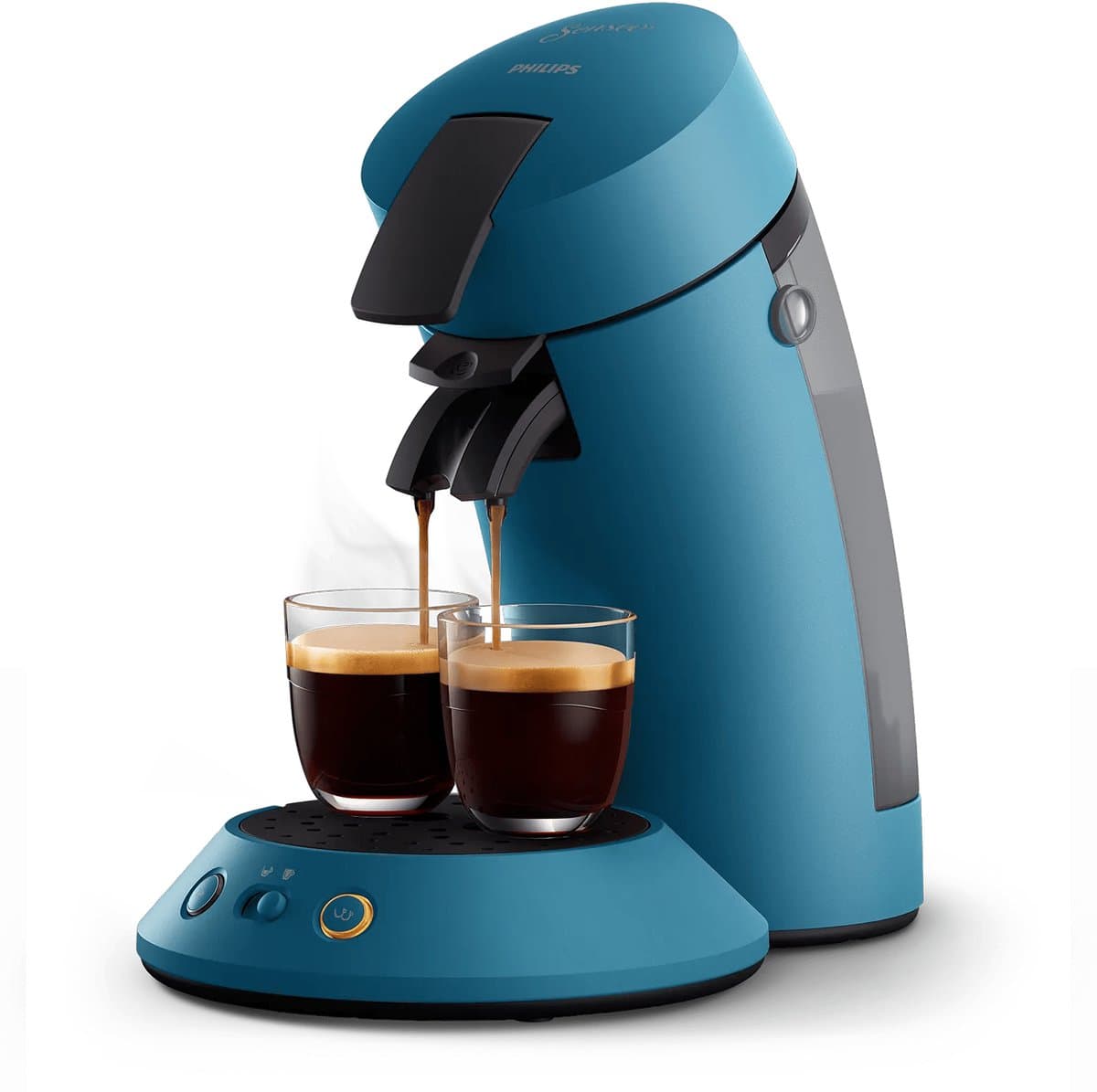Philips Senseo Original Plus Koffiepadmachine CSA210/00 - Keuze uit 1 of 2 Kopjes - Instelbare Intensiteit - Automatische Uitschakeling - Blauw — afbeelding 1