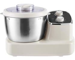 Deegmixer Keukenmachine - Elektrische Mixer - Bakken Koken - 500W Koperen Motor - 5 Liter Kom - Zilver