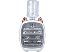 Mini Air Cooler - Persoonlijke Koeler - Snelle Koeling - Draagbaar Ontwerp - 1000 Gram - Wit