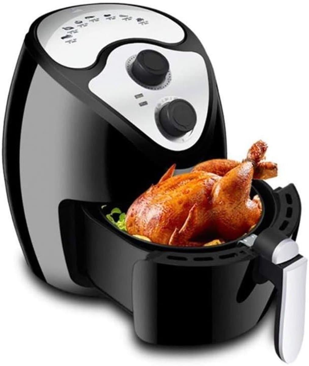 Airfryer Rijstkoker - Olievrije Frituurpan - Gezond Koken - Automatische Timer - 3.5 Liter - Rood — afbeelding 1