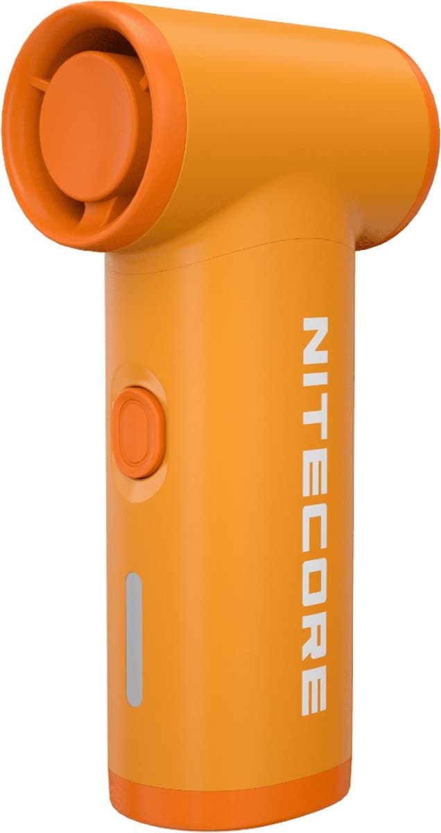 Nitecore NEF Nano Ventilator Oplaadbaar Bright Orange — afbeelding 1