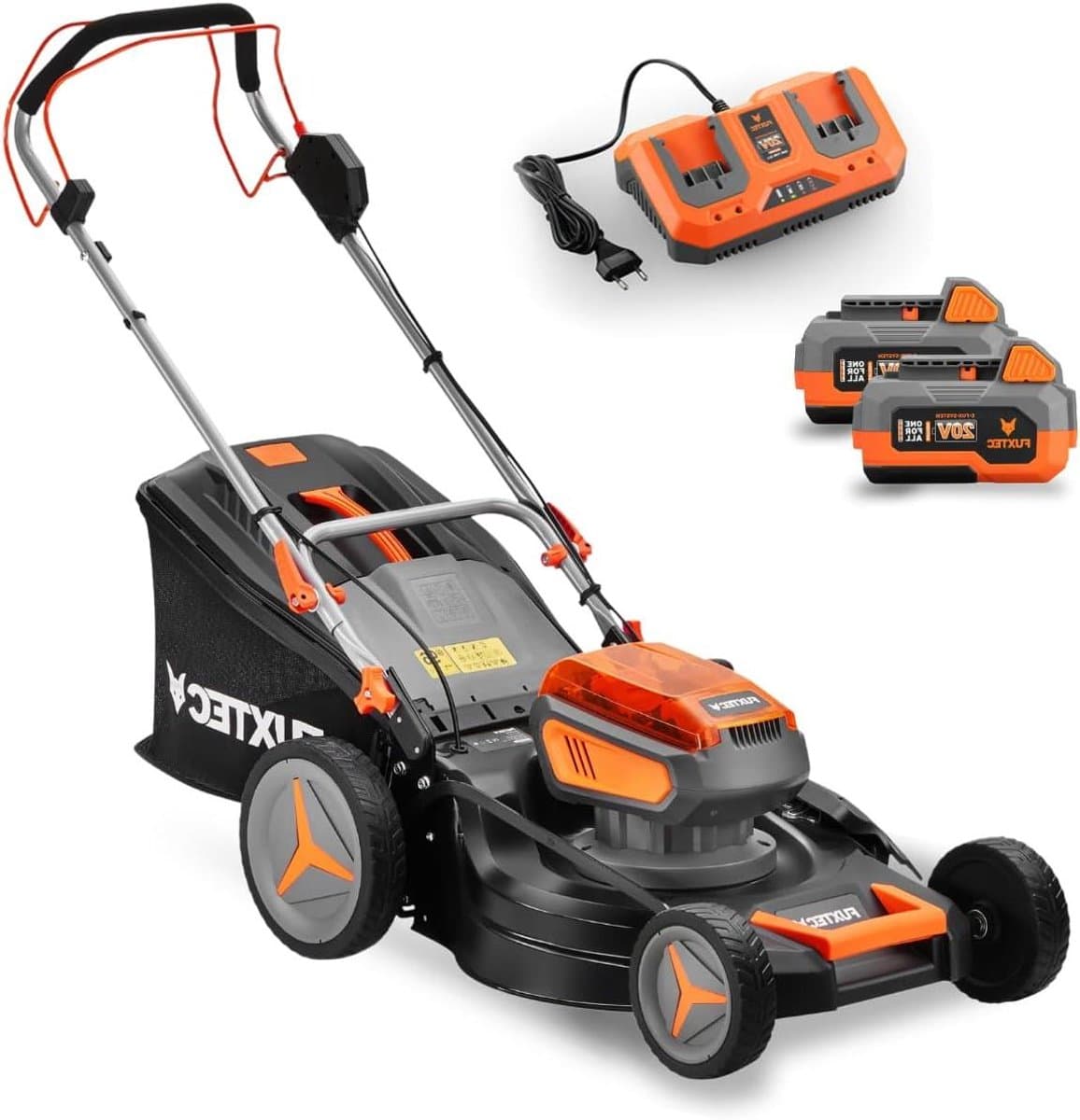 Draadloze Grasmaaier - Accu maaier - Gazon Onderhoud - Zelfrijdend - 46 cm Maaibreedte - Zwart — afbeelding 1