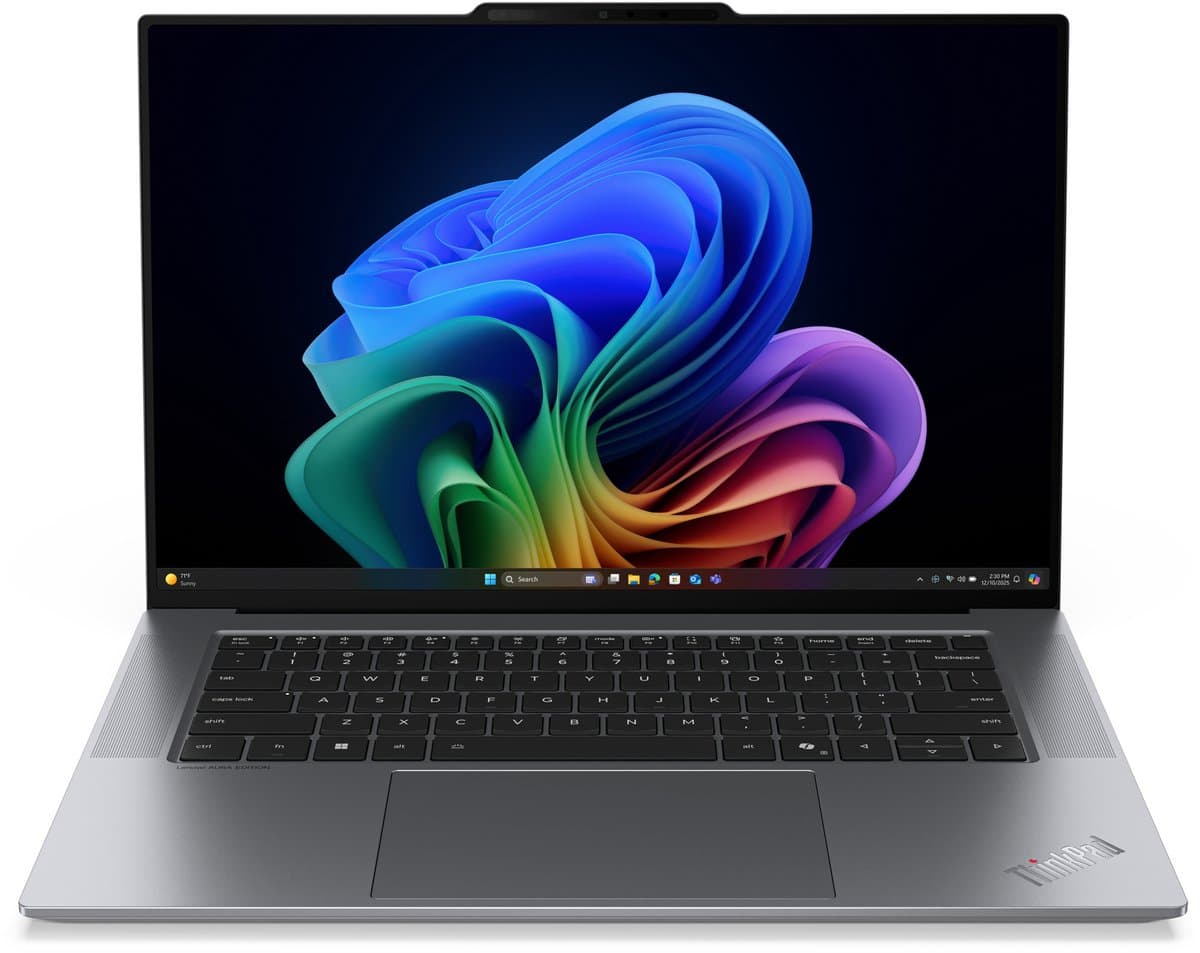 Lenovo ThinkPad X9-15p Gen 1 Aura Edition Copilot+ PC Intel Core Ultra X7 358H Laptop 38,9 cm (15.3") Touchscreen 2.8K 32 GB LPDDR5x-SDRAM 1 TB SSD Wi-Fi 7 (802.11be) Windows 11 Pro Engels Grijs — afbeelding 1