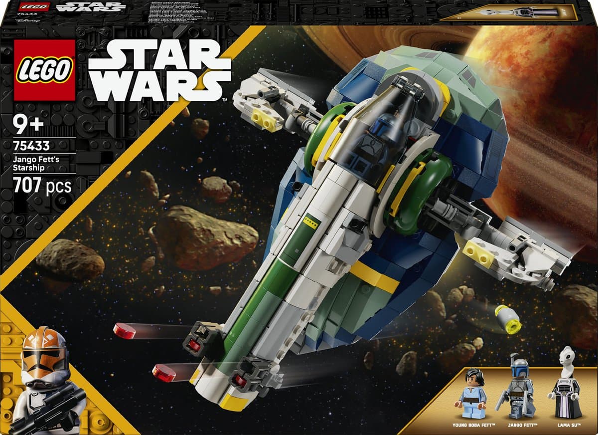 Lego Star Wars 75433 Jango Fetts Ruimteschip Bouwstenen — afbeelding 1