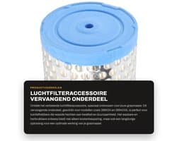 Dailygoods- Luchtfilter Wasbaar - Geschikt voor Briggs 396424/396424S - Vervangend Onderdeel - Kunststof - Hoge Luchtstroom - Uitstekende Filtratie - Grasmaaierfilter