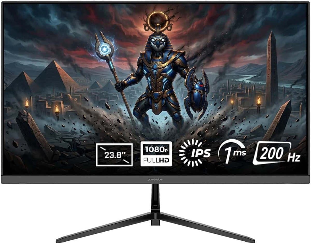 GameRaider ATUM GR24F20I 23.8 inch 200Hz 1ms Full HD Adaptive Sync IPS Gaming Monitor — afbeelding 1